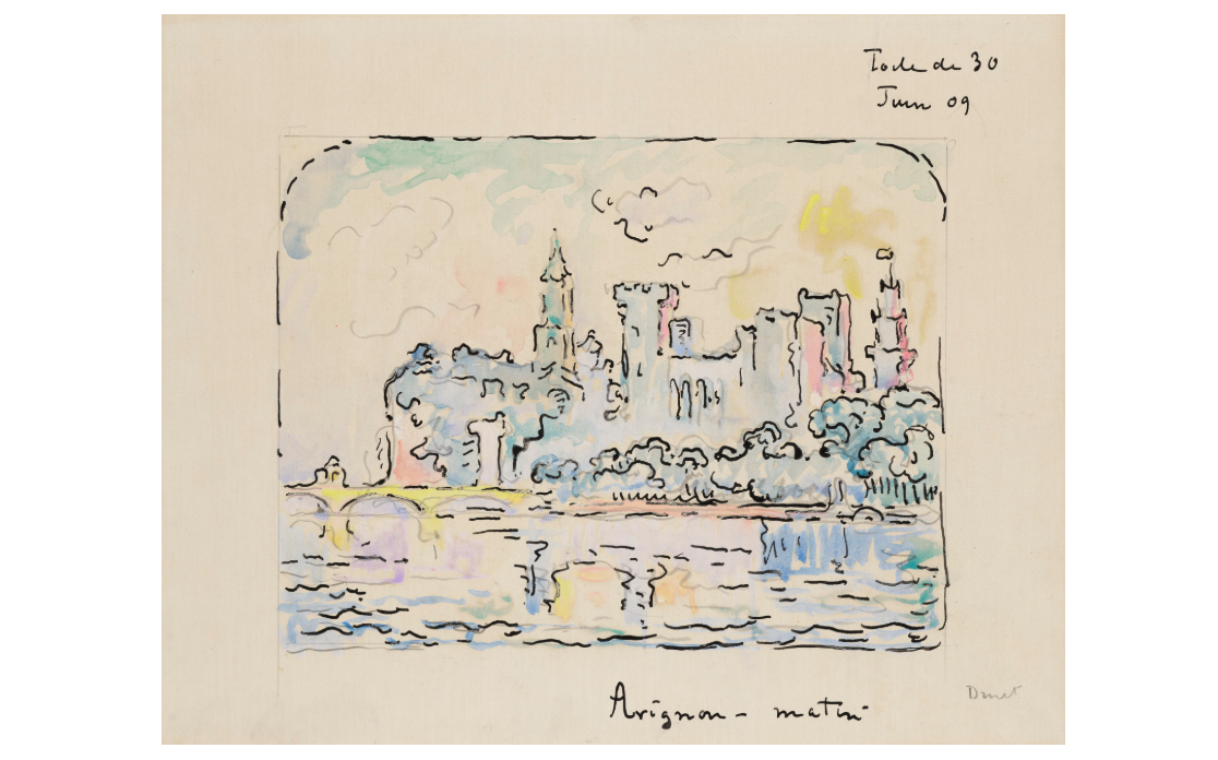 Pagi di Avignon: Sentuhan Warna Paul Signac yang Tenang dan Bersejarah
