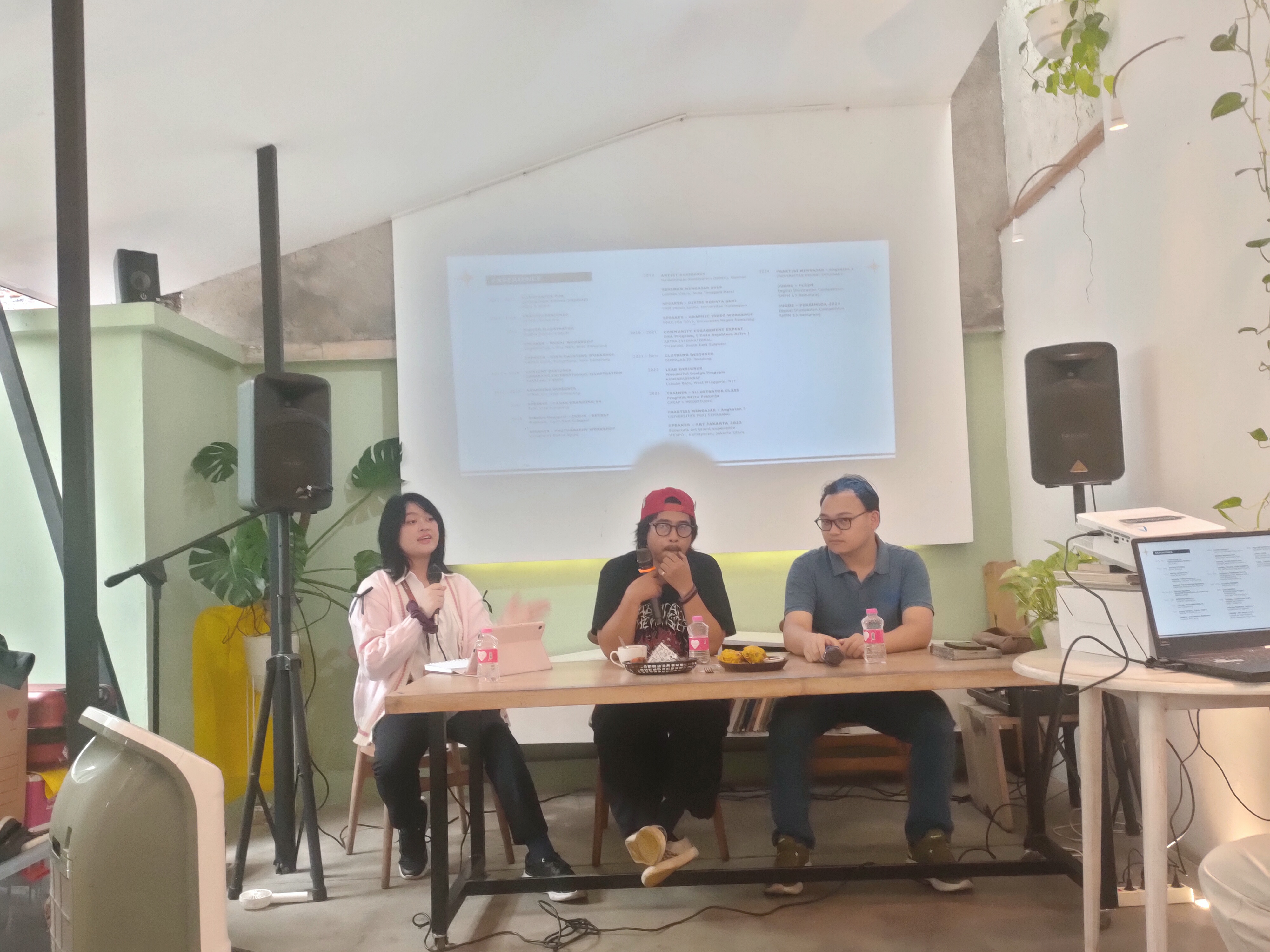 Talkshow Intellectual Property di Tan Art Space Semarang Bahas Perlindungan Hak Cipta bagi Seniman