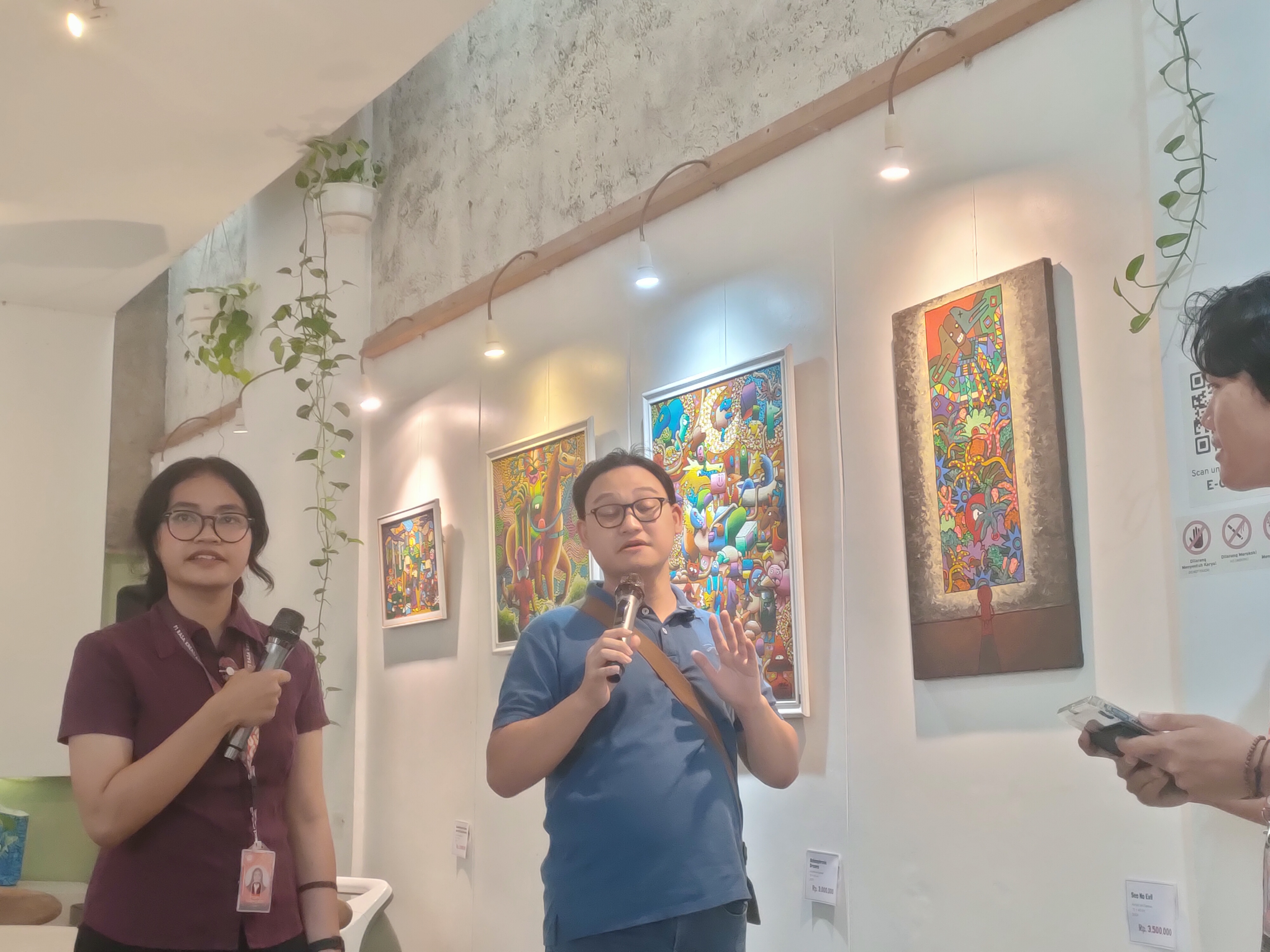 Airlangga Wisnumurti Angkat Budaya Jawa Lewat Karya “Pangeran Ada di Pasar” di Bedah Karya Unspoken